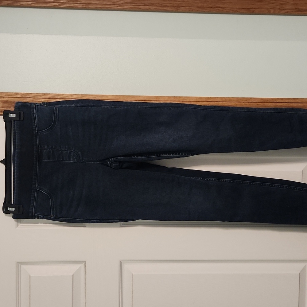 Womens old navy 360 high rise rockstar super skinny jeggings size 2 tall